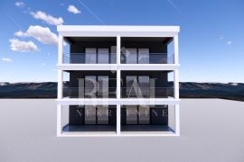 Rab, atraktivna lokacija, 3S+DB od 116 m2, krovna terasa iznad cijelog stana, dva parkirna mjesta, Rab, Apartamento