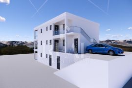 Rab, prekrasna lokacija, 3S+DB od 116 m2 sa prostranom terasom u manjoj urbanoj vili, Rab, Appartamento