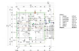 STAN S1, NOVOGRADNJA, PRODAJA, ČIOVO, 68 m2, 3-soban, Trogir, شقة