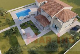 PRIDRAGA - zemljište - građevinska dozvola za vilu sa bazenom, Novigrad, Arazi