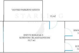 STAN, PRODAJA, ZAGREB, TREŠNJEVKA, STUBIČKA, 33 m2, 1.5-soban + VPM, Trešnjevka - Sjever, Wohnung