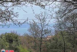 ISTRA, DRENJE, GRAĐEVINSKO ZEMLJIŠTE SA PREDIVNIM POGLEDOM NA MORE, Raša, Land