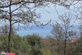 ISTRA, DRENJE, GRAĐEVINSKO ZEMLJIŠTE SA PREDIVNIM POGLEDOM NA MORE, Raša, Arazi