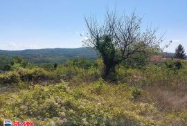 ISTRA, LABIN - OKOLICA, GRAĐEVINSKO ZEMLJIŠTE SA PREKRASNIM PANORAMSKIM POGLEDOM, Labin, Terreno