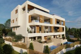 Penthouse 3S+DB 255,85m2 sa velikom terasom i privatnim bazenom, Primošten, شقة