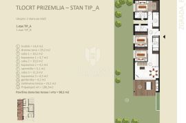 Novigrad, Luksuzni stan u prizemlju sa pogledom na more!, Novigrad, Appartment