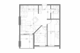 Apartman sa dvije spavaće sobe 54,62m2 Zlatibor, Wohnung