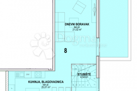 Povljana, Pag - Dvoetažni stan S8 s pogledom na more, Povljana, Appartment