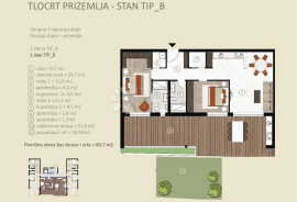 NAJPOŽELJNIJA NOVOGRADNJA U GRADU - STAN A-P-C, PRIZEMLJE S VRTOM, Novigrad, Apartamento