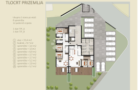 NAJPOŽELJNIJA NOVOGRADNJA U GRADU - STAN B-2-C, NA 2. KATU S POGLEDOM NA MORE, Novigrad, Appartamento