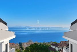 OPATIJA, prekrasan stan 1S+DB s okućnicom i pogledom na more, Opatija, Appartment