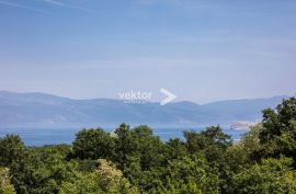 Vrbnik, Risika, moderna kuća s bazenom i pogledom na more, Vrbnik, بيت