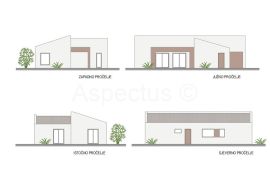 Građevinsko zemljište s idejnim projektom za obiteljsku kuću, nadomak Pule, Pula, Γη