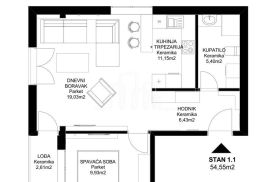 Dvosoban stan 54,54m2 Stup Prodaja, Ilidža, Stan