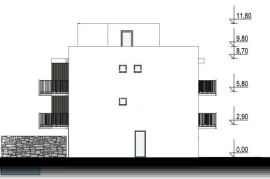 Privlaka - projekt novogradnja! Luksuzna vila 372m2 s krovnim bazenom 850000€, Privlaka, Haus