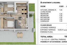 HVAR NOVOGRADNJA Z3 - B/S2, Sućuraj, Kвартира