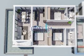 Sabunike, apartman S7, krovna terasa 300m do pješčane plaže, Privlaka, Wohnung