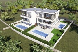 KRK, MALINSKA - Predivan apartman sa vlastitim bazenom, Malinska-Dubašnica, Διαμέρισμα