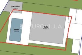 Istra, Medulin, građevinsko zemljište ravno i očišćeno 563 m2, Medulin, Terrain