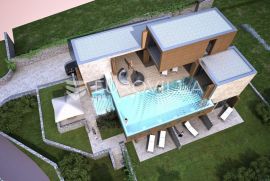 Korčula, vila interesantnog dizajna smještena 5m od mora, Blato, Maison