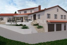 Istra, Rovinjsko Selo, stambeno poslovni objekt 600 m2 na zemljištu 3500 m2 u izgradnji, Rovinj, Ev