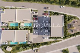 Istra, Medulin, dvosoban stan s vrtom NKP 66 m2, djelomičan pogled more, Medulin, Kвартира