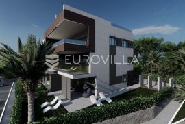 Zadar, Zaton, NOVOGRADNJA, luksuzan trosoban penthouse s krovnom terasom NKP 137,02 m2, Nin, Daire