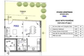 Istra, Medulin - studio aparman u prizemlju 50 m od mora, Medulin, Wohnung