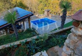 Samostojeća kuća s grijanim bazenom, okolica Dobrinja - otok Krk, Dobrinj, Kuća