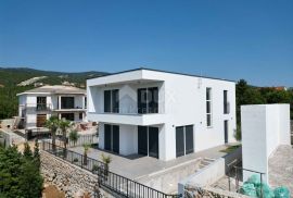 ŠMRIKA- moderna villa 157m2 s panoramskim pogledom na more i s bazenom + okoliš 325m2, Kraljevica, Kuća