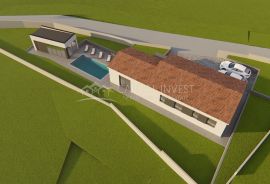 Istra, Kršan, Luksuzna kuća s bazenom 130 m2, Kršan, Haus