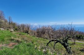 LOVRAN, DOBREĆ - Građevinsko zemljište s pogledom na more, Opatija - Okolica, Terrain