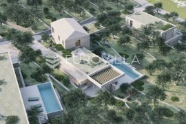 Otok Hvar, Jelsa, atraktivno građevinsko zemljište 1110,50 m2 s idejnim projektom, Jelsa, Zemljište