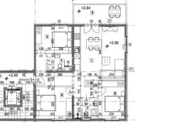 Istra, Vabriga, trosoban stan A1 na prvom katu s terasom NKP 83,40m2 NOVOGRADNJA, Tar-Vabriga, شقة