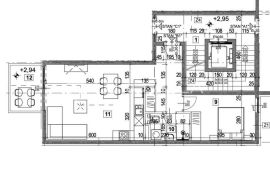 Istra, Vabriga, jednosoban stan B1 na prvom katu s terasom NKP 52,86m2 NOVOGRADNJA, Tar-Vabriga, Wohnung