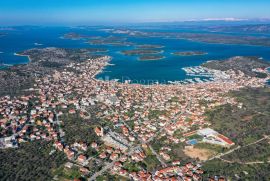 MURTER, jedinstveno građevinsko zemljište sa čarobnim pogledom, projektom i dozvolom, Murter, Terrain