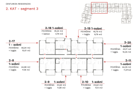 ISTRA, UMAG - Vrhunski 1S+DB s loggiom u novogradnji, Umag, Wohnung