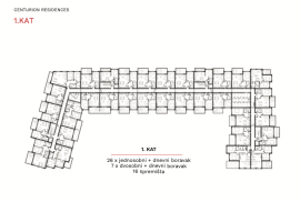 ISTRA, UMAG - Vrhunski 1S+DB s loggiom u novogradnji, Umag, Apartamento