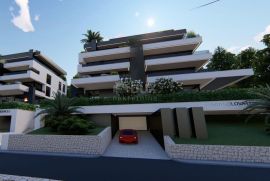 OPATIJA, CENTAR - 143m2 ekskluzivan stan u novogradnji s privatnim bazenom, panoramski pogled na more, Opatija, Wohnung