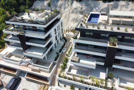 OPATIJA, CENTAR - 143m2 ekskluzivan stan u novogradnji s privatnim bazenom, panoramski pogled na more, Opatija, Appartamento