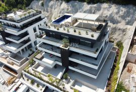 OPATIJA, CENTAR - 143m2 ekskluzivan stan u novogradnji s privatnim bazenom, panoramski pogled na more, Opatija, Stan