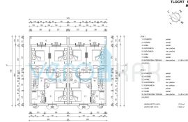 Krk, Linardići, teren 2048m2, projekt za resort, tri vile, prodaja, Krk, Terreno