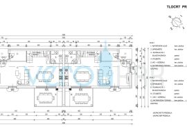 Krk, Linardići, teren 2048m2, projekt za resort, tri vile, prodaja, Krk, Terreno