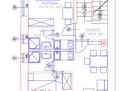 PAG, ZUBOVIĆI - Kuća s 4 apartmana blizu Novalje (moguća zamjena za stan u Rijeci), Novalja, House