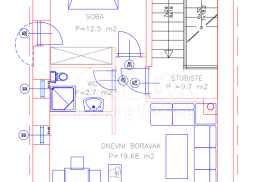 PAG, ZUBOVIĆI - Kuća s 4 apartmana blizu Novalje (moguća zamjena za stan u Rijeci), Novalja, Maison