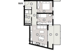 STAN SPLIT : NOVOGRADNJA, ŽNJAN, Split, Appartment