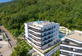 OPATIJA, CENTAR- penthouse u novogradnji 396m2 s panoramskim pogledom na more i s krovnom terasom s bazenom, Opatija, Daire