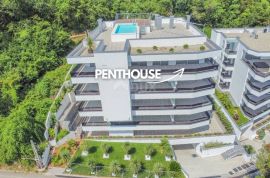 OPATIJA, CENTAR- penthouse u novogradnji 396m2 s panoramskim pogledom na more i s krovnom terasom s bazenom, Opatija, Daire