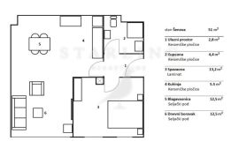 STAN, PRODAJA, ZAGREB, SOPOT, 51 m2, 2-soban, Novi Zagreb - Istok, Flat