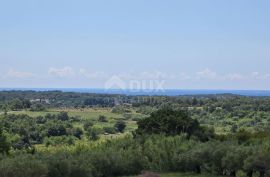 ISTRA, BUJE - Građevinsko zemljište na rubu građevinske zone, panoramski pogled, Buje, Γη